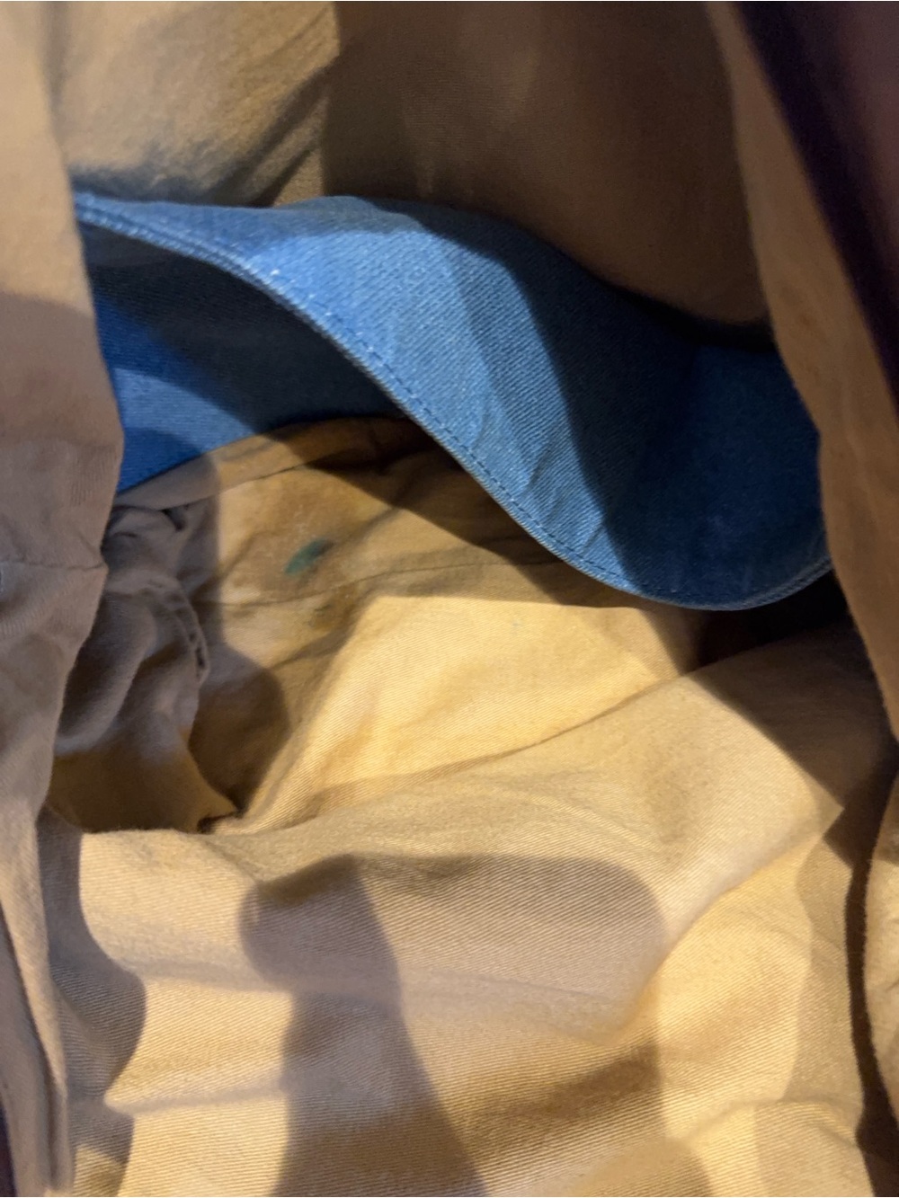 Free People We The Free Suede Tote Bag with Leather Trim - Picture 6 of 8